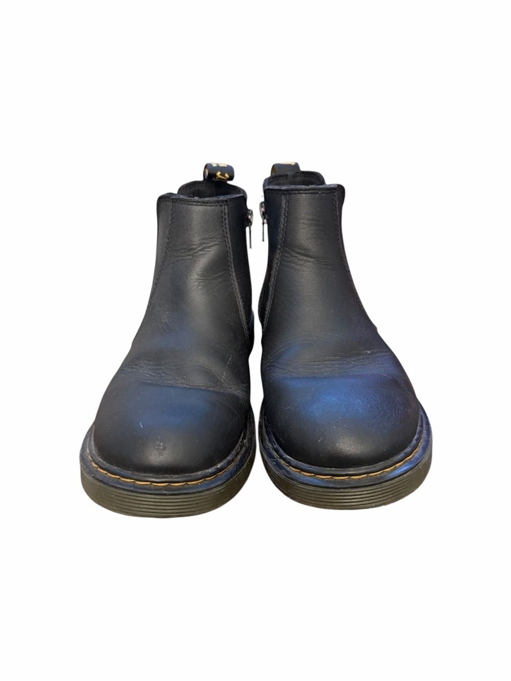 Dr. Martens 2976 Black Leather Chelsea Boots Side Zip Entry Size 37/6 Women’s - Picture 3 of 7